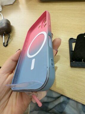 Pink-Blue Gradient MagSafe Case